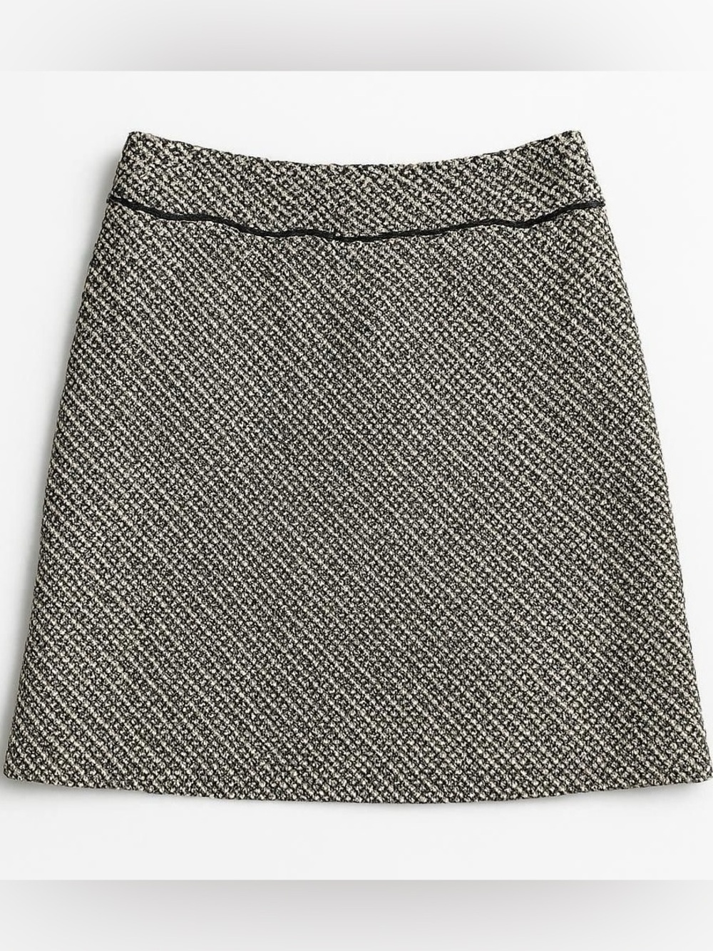 LOFT Black and White Tweed Pencil Skirt Size 4